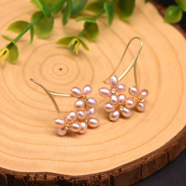 Original Earrings Natural Freshwater Pearls Handmade Earrings - Image 7