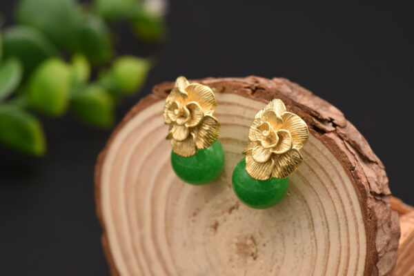 Pearl High-quality Jade European And American Retro Earrings - Image 7