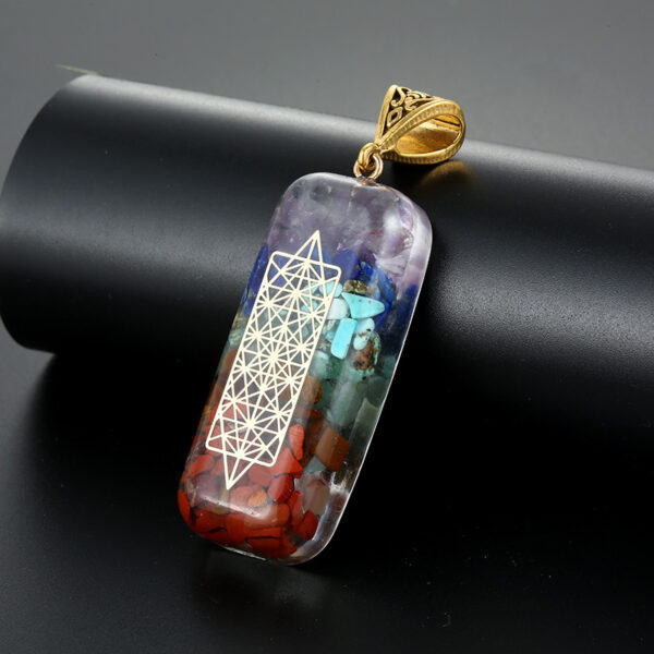 Retro Reiki Healing Energy Crystal Pendant Natural Stone For Yoga Meditation Spiritual 7 Chakra Jewelry Necklace Amulet - Image 5